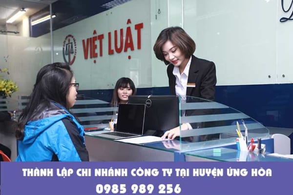 Thành lập chi nhánh công ty tại huyện Ứng Hòa