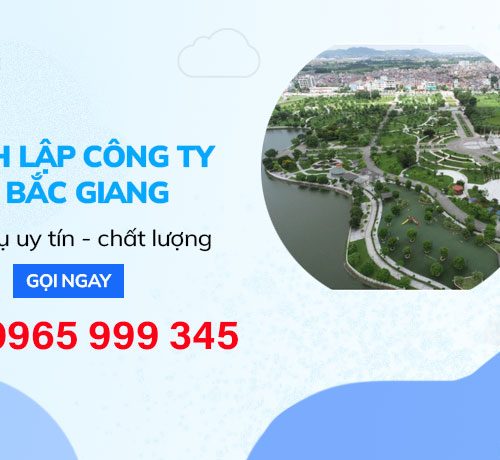 Thành lập công ty tại tỉnh Bắc Giang