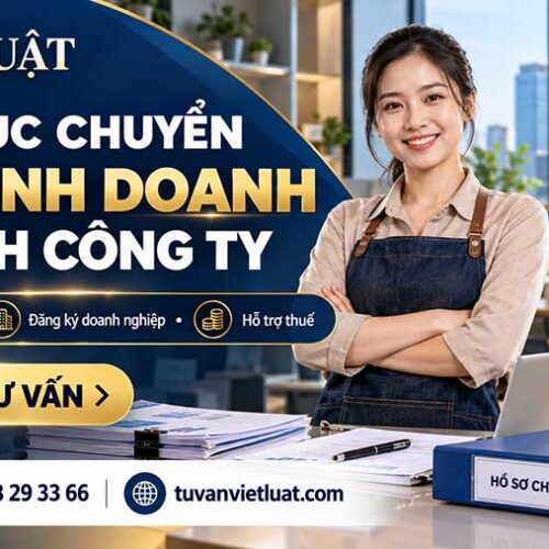 Thủ tục chuyển hộ kinh doanh thành công ty mới nhất