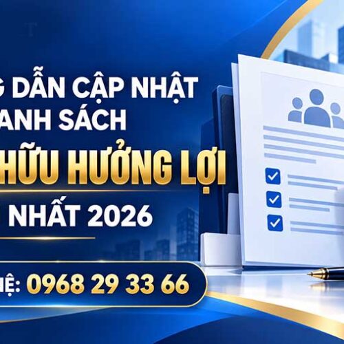 Cập nhật danh sách chủ sở hữu hưởng lợi